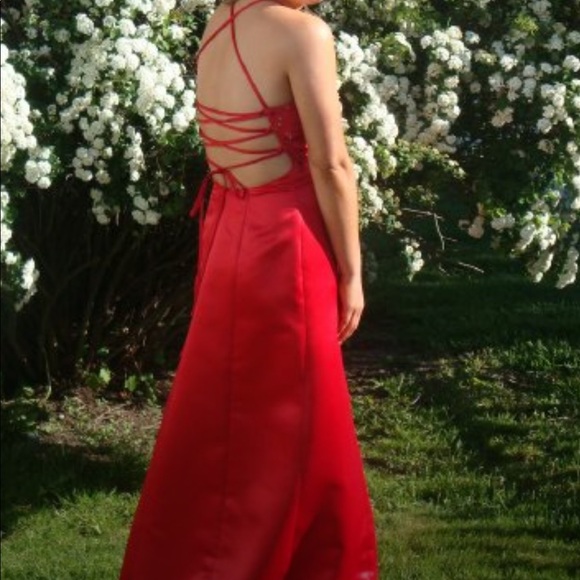 Beautiful beaded prom dress - Picture 4 of 4